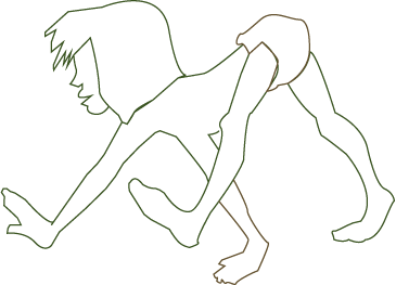 mowgli drawing by illustrator